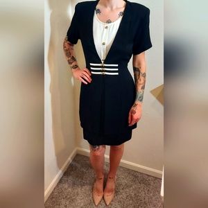 Vintage 80s Tori Alexander Business Dress Size 8